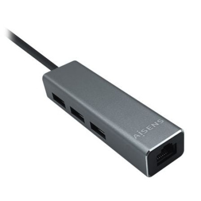 USB 3.0 Aisens A106 com 3xUSB e 1xRJ45