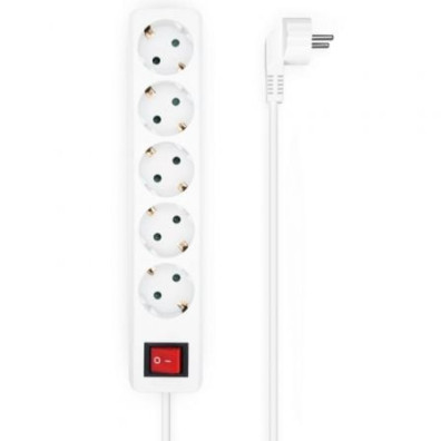 Regleta com Interruptor Aisens A154-0651 - 5 Tomas de Corriente e Cabo de 1.4m
