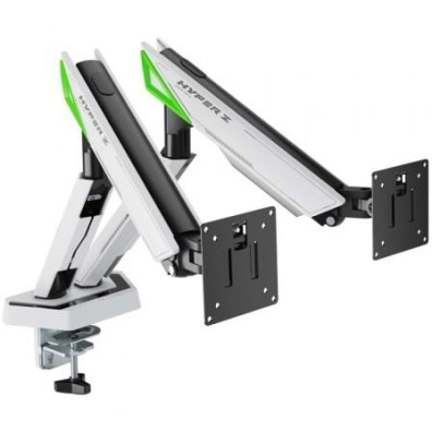 Suporte de Mesa Gaming para 2 Monitores Aisens DT38TSR-345 - Giratório e Inclinable