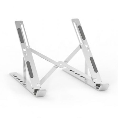 Suporte Para Portátil Y Tablet Aisens Lps2m-173/5 10-15\'\' Plegable Con Funda Plata