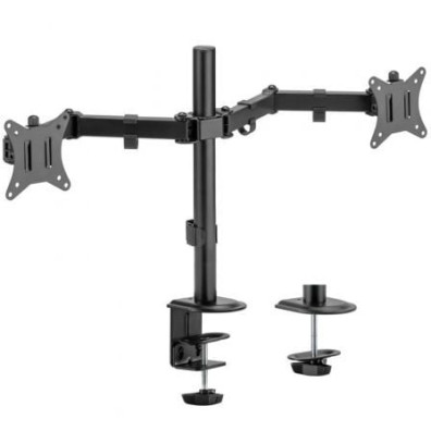 Suporte de Mesa Aisens DT32TSR-149 para 2 Monitores ou TV - Giratório e Inclinable