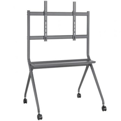 Suporte de Suelo com Rodas Aisens FT86FE-143 para TV ou Tela Interativa 50"-86"