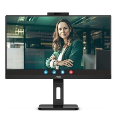 Monitor Profissional AOC 24P3QW 23.8" Full HD Webcam Multimedia Regulable em altura