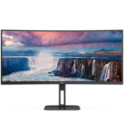 Monitor Profissional Ultrapanorámico Curvo AOC 34" WQHD Multimedia