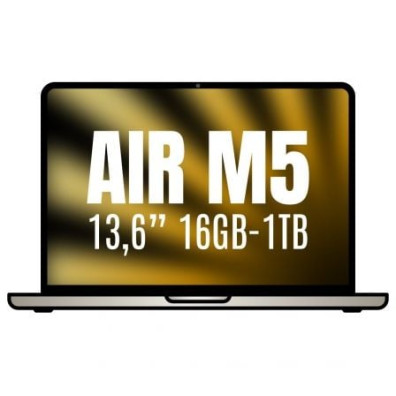 MACBOOK AIR APPLE 13\'\' M5 16GB 10CORE GPU BLANCO ESTRELLA 1TB - Branco Estrela