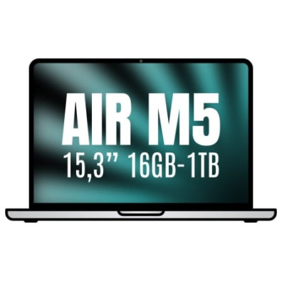 Apple Macbook Air 15,3" - Processador M5 10-Core CPU - 16GB RAM - 1TB SSD - GPU 10-Core