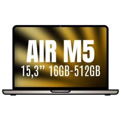 MACBOOK AIR APPLE 15\'\' M5 16GB 10CORE GPU BLANCO ESTRELLA 512GB - Branco Estrela