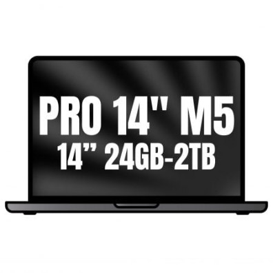 MACBOOK PRO APPLE 14\'\' M5 PRO 18CORE CPU+20CORE GPU 24GB 2TB NEGRO ESPACIAL - Preto Espacial