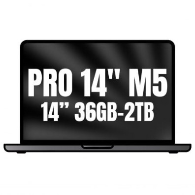 Computador portátil Apple Macbook Pro 14" M5 Max 18-Core CPU 36GB 2TB SSD 32-Core GPU