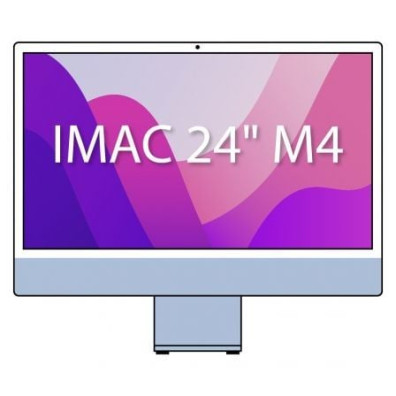 iMac Apple 24\'\' Retina 4.5K 10Core+GPU 10Core 16GB 256GB Blue - Azul