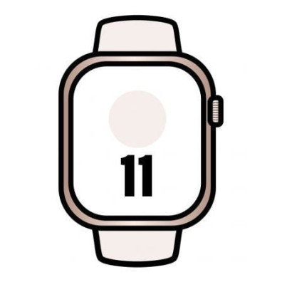Apple Watch Series 11 Ouro Rosa 46mm GPS Correa Deportiva Rosa rubor