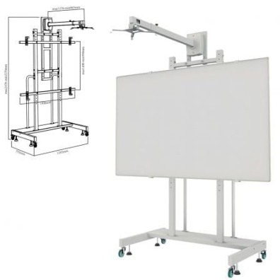 Suporte para Pizarra Interactiva Approx appIBSTD - APPROX - Monitores e Projectores