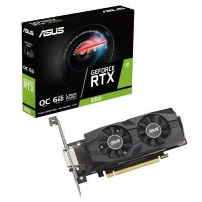 Cartão Gráfico Asus GeForce RTX 3050 LP BRK OC Edition 6GB GDDR6 - Compatível com Perfil Baixo
