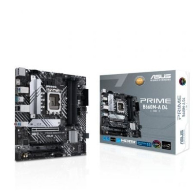 Placa Base Asus Prime B660M-A com Socket 1700 e suporte DDR4 e PCIe 4.0