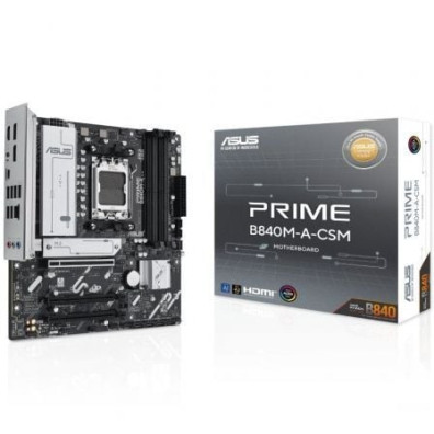 Cartão Mãe Asus Prime B840M-A-CSM com Socket AM5, DDR5 e PCIe 4.0