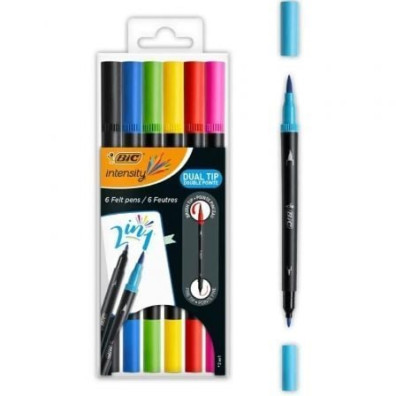 Rotuladores Bic Intensity Dual Tip Punta Fina