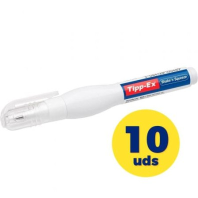 Caixa de Correctores de Escrita Bic Tipp-Ex Shake\'N Sqeeze 8ml
