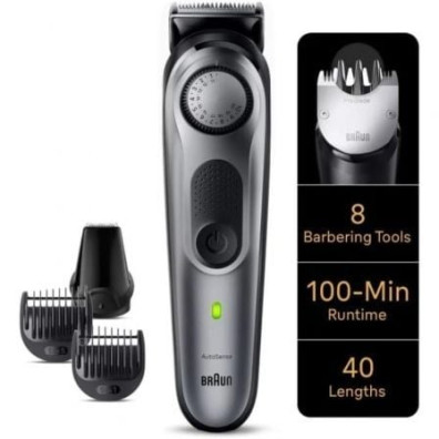 Cortabarbas Braun BeardTrimmer 7 BT7420/ com Bateria