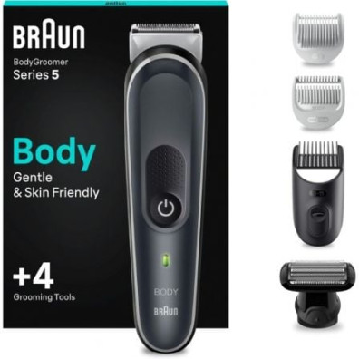 Cortapelos Braun BodyGroomer Series 5 BG5360 com Bateria - Potente e Preciso