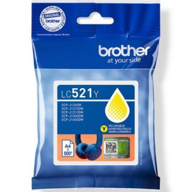 Cartucho de Tinta Brother LC521 Y