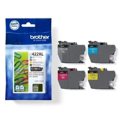 Cartucho de Tinta Brother LC-422XL Multipack Alta Capacidade - Cian, Magenta, Amarelo