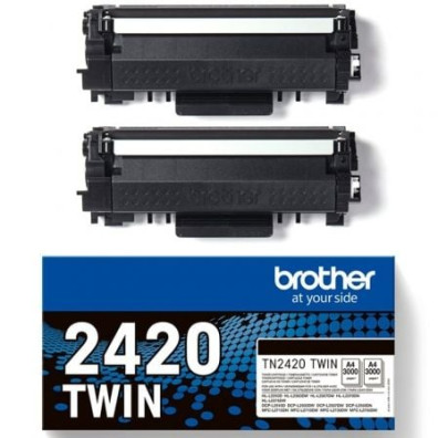 Tóner Brother TN2420TWIN XL Multipack - Alta Capacidade Original