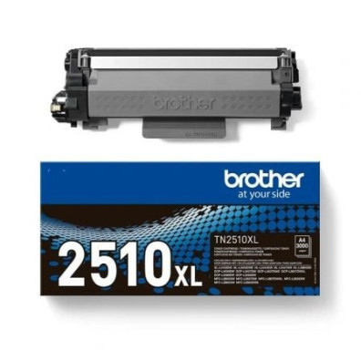 TONER BROTHER TN2510XL HLL2400DW, HLL2445DW, DCPL2620DW, DCPL2627DWXL, DCPL2660DW, MFCL2800DW,MFCL28 - Preto