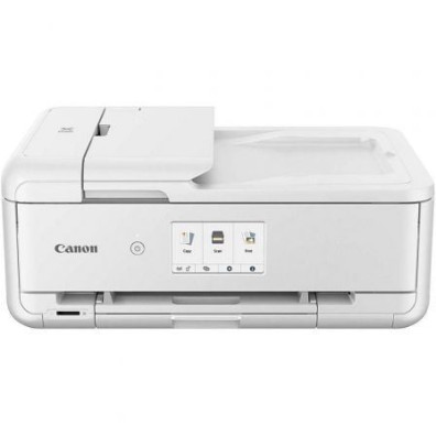 MULTIFUNCION INKJET CANON PIXMA TS9551CA 15PPM A3 WIFI DUPLEX ADF 20 B.100+100 COLOR BLANCO. - Branca