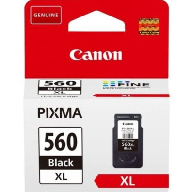CARTUCHO CANON PG560XL NEGRO ORIGINAL PIXMA TS5350, TS5351, TS5352 400 PAG - Preto