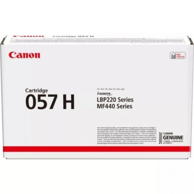 Tóner Original Canon i-SENSYS no057H Alta Capacidade - Compatibilidade Garantida - Preto