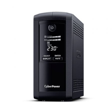 Sai Cyberpower VP1000ELCD: 1000VA-550W, Linha Interativa, 4 Saídas
