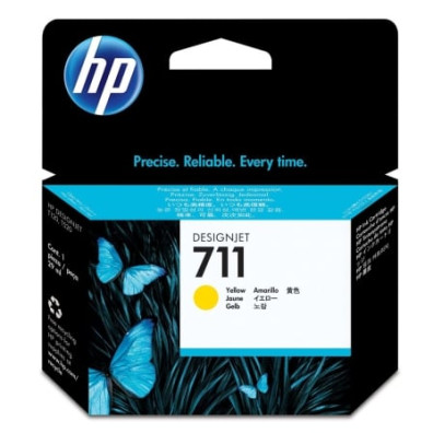 Cartucho de Tinta Original HP no711 - Amarelo