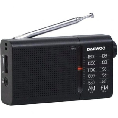 Radio Portátil Daewoo DW1119 - Compra online em Eletrônica - Negra