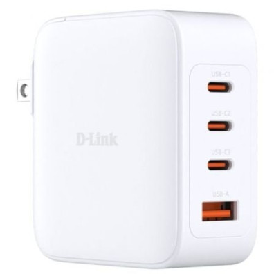 Carregador de Pared GaN D-Link DCF-141/E/ 3xUSB Tipo-C/ 1xUSB