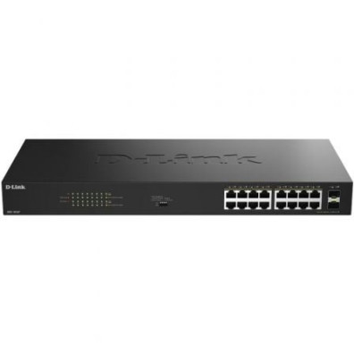 Switch D-Link DGS-1018P/E 18 Portos Gigabit PoE RJ-45 10/100/1000