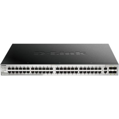 Switch Gerir D-Link DGS-3130-54TS/E - 50 Portos RJ-45 10Gbps SFP