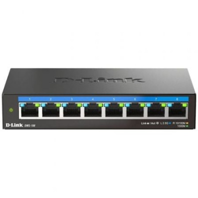 Switch D-Link DMS-108 8 Portos RJ-45 10/100/1000
