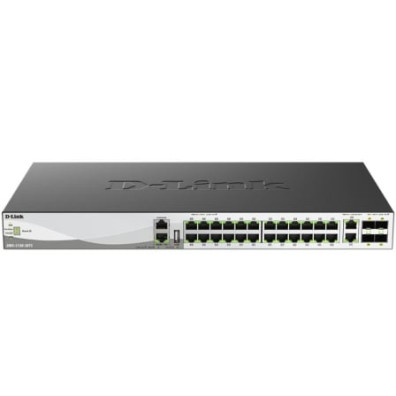 Switch D-Link DMS-3130-30TS Gigabit 10Gbps PoE com 26 Portos RJ-45