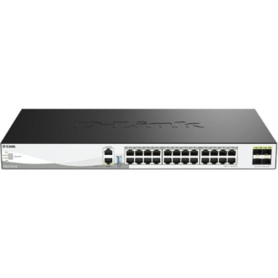 Switch Gerenciador D-Link DXS-3130-28/E - 24 Portos RJ-45 10Gbps SFP