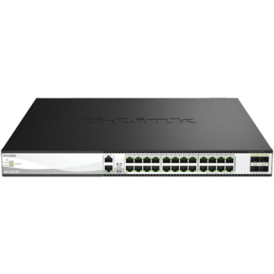 Switch Gerenciador D-Link DXS-3130-28P/E | 24 Portos RJ-45 10/100/1000 SFP