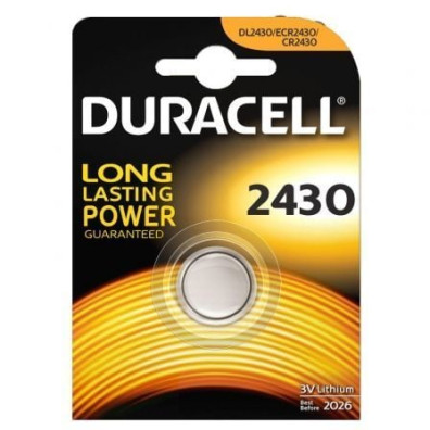 Pila de botão Duracell CR2430