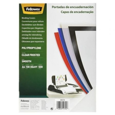 Capas de Polipropileno Fellowes A4 500 Micras - 100 unidades