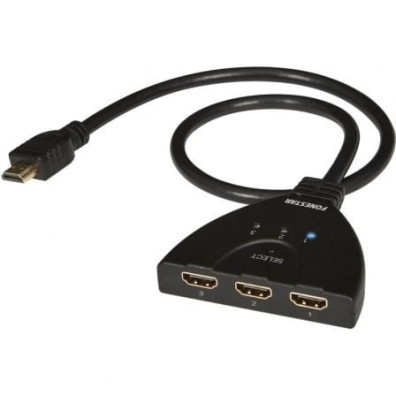 Switch HDMI 3 em 1 Fonestar FO-513 - Conectividade de qualidade