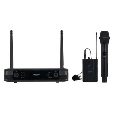 Micrófono Inalámbrico Duplo Mano e Petaca UHF Fonestar SONAIR-2MP