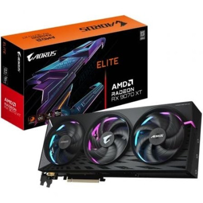 Cartão Gráfico Gigabyte AORUS Radeon RX 9070 XT Elite em Venda - 16GB GDDR6