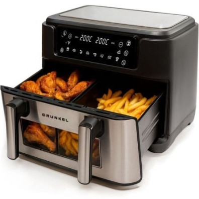 Freidora por Ar Airfryer Grunkel Dualflexifryer 2800W - Sem Óleo - Capacidade 10L