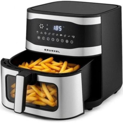 Freidora por Ar Airfryer / Sem Óleo Grunkel Maxisteelfryer/ 2200W - Capacidade 9L