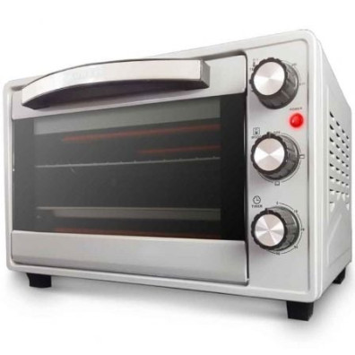 Horno de Sobremesa Grunkel HR-23SILVER 1600W 23L - Potência e Eficiência - Prata