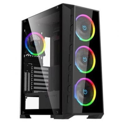 Caixa Gaming Hiditec MH12 GLASS Semitorre