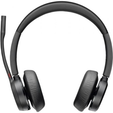 Auriculares Inalámbricos Poly Voyager 4320 UC com Adaptador BT700 e Base de Carga - Bluetooth e Micrófono